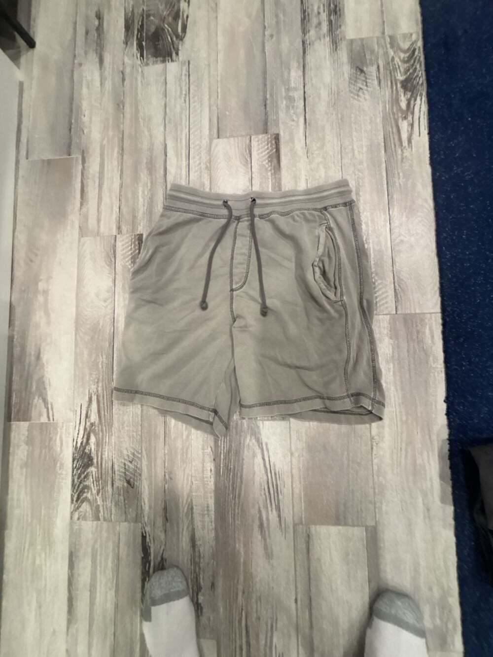 Free Planet Men's Grey Sweatshorts, Size Small